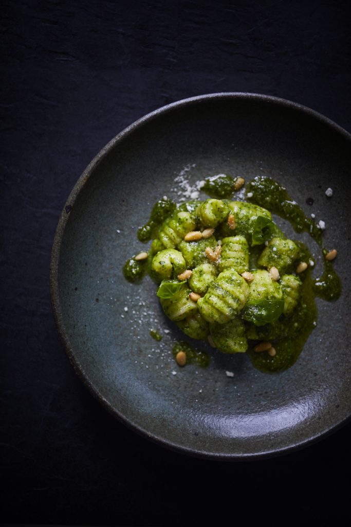 gnocchi ricotta e pesto